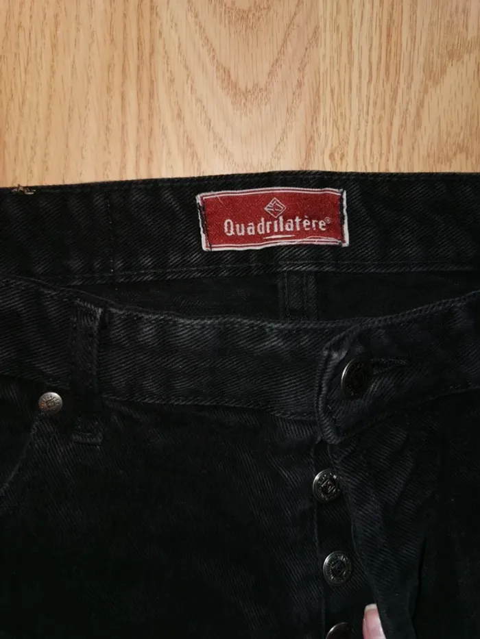 Jean homme noir assez epais taille 44 - photo numéro 4