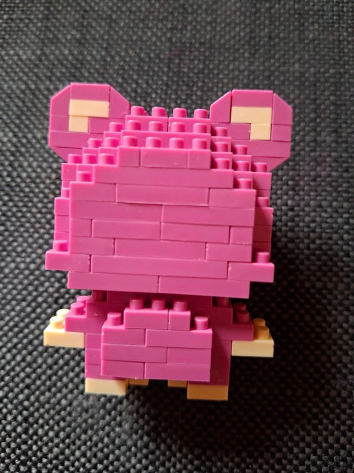 Mini lego nounours rose - photo numéro 2