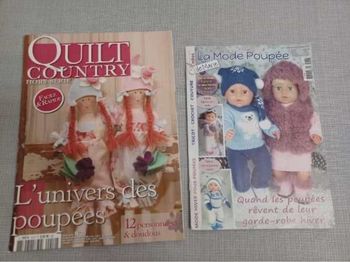 Lot livres sur les poupées les barbies les doudou