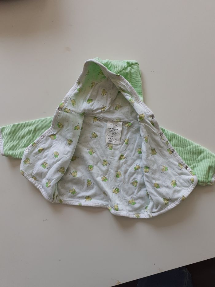Veste été a capuche fille 3 mois - photo numéro 2