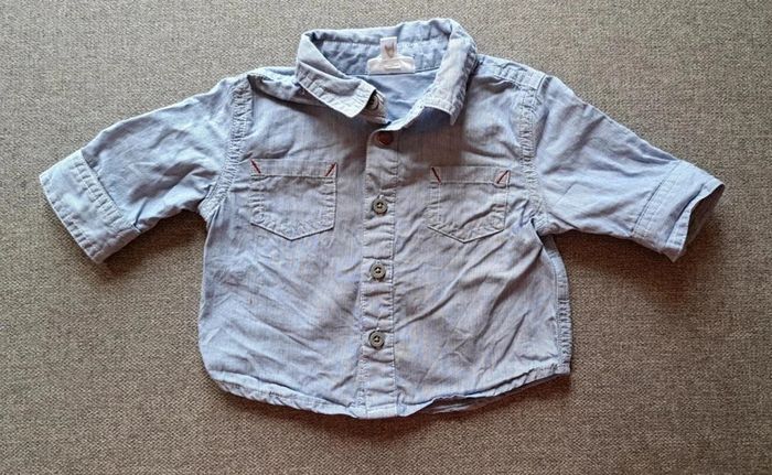 Chemise grise manches longues