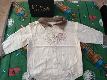 Chemise garçon 12 MOIS