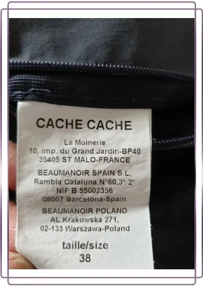 Robe cache cache,très bon état, taille 38 - photo numéro 7