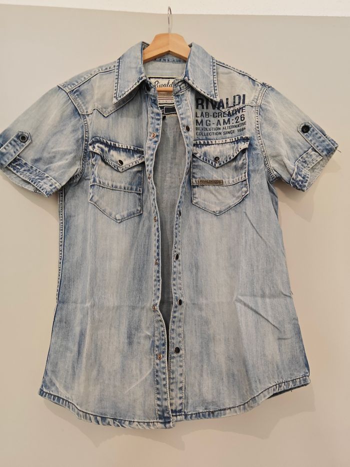 Chemise en jean Rivaldi homme M – neuve sans étiquette - photo numéro 9