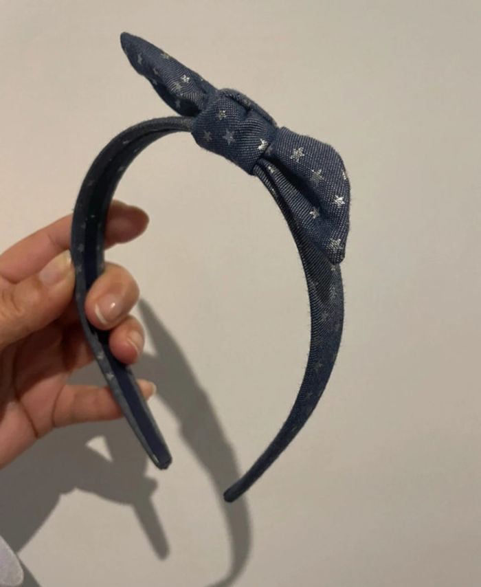 Serre tête fille jean