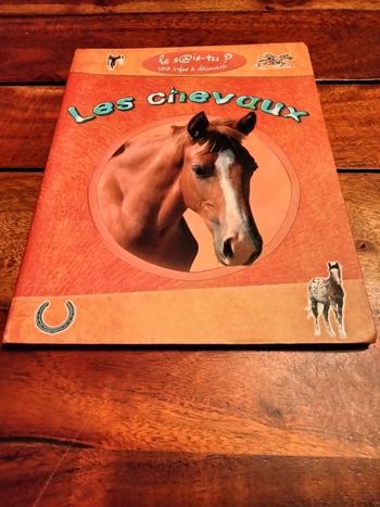 Livre sur les chevaux le sais tu 100 infos à découvrir