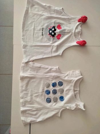 Lot de 2 débardeurs Obaibi T.18 M