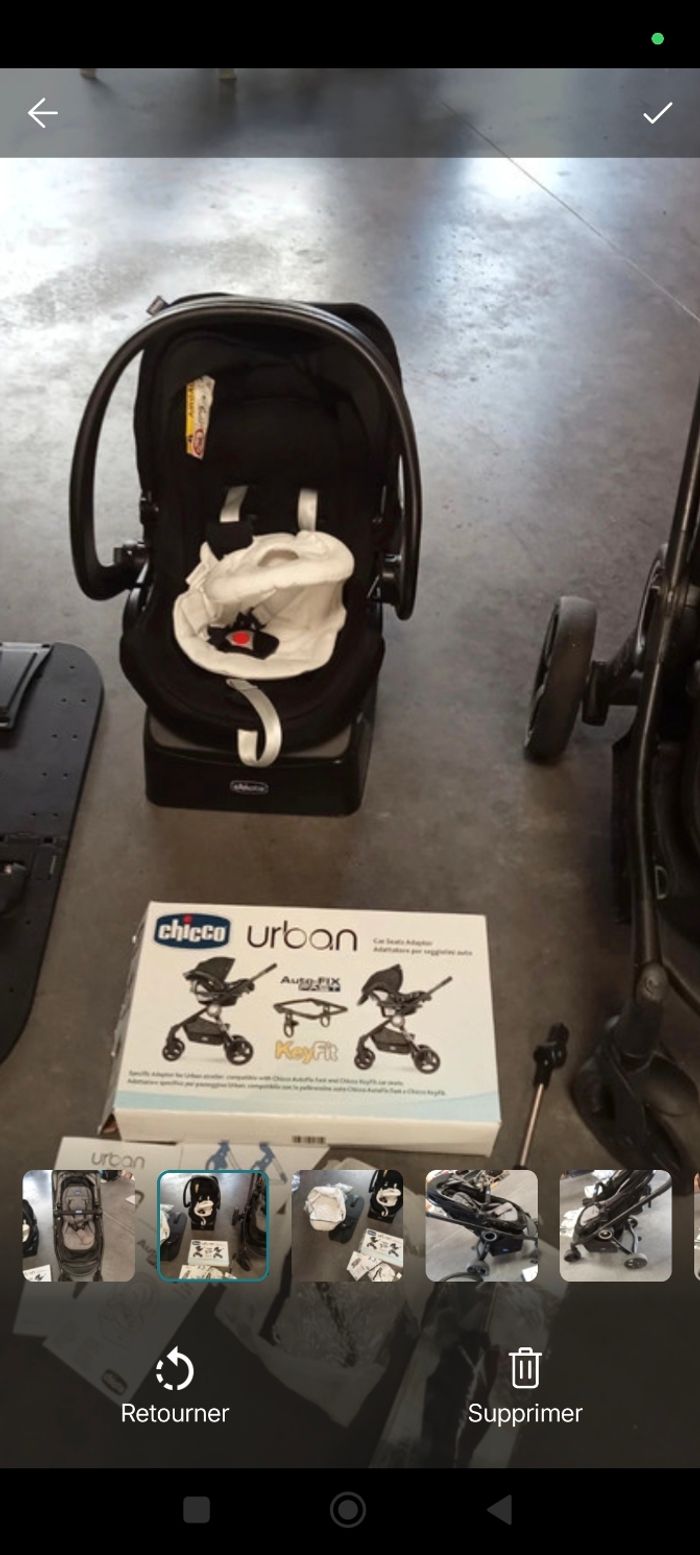 Poussette Chicco trio - photo numéro 2