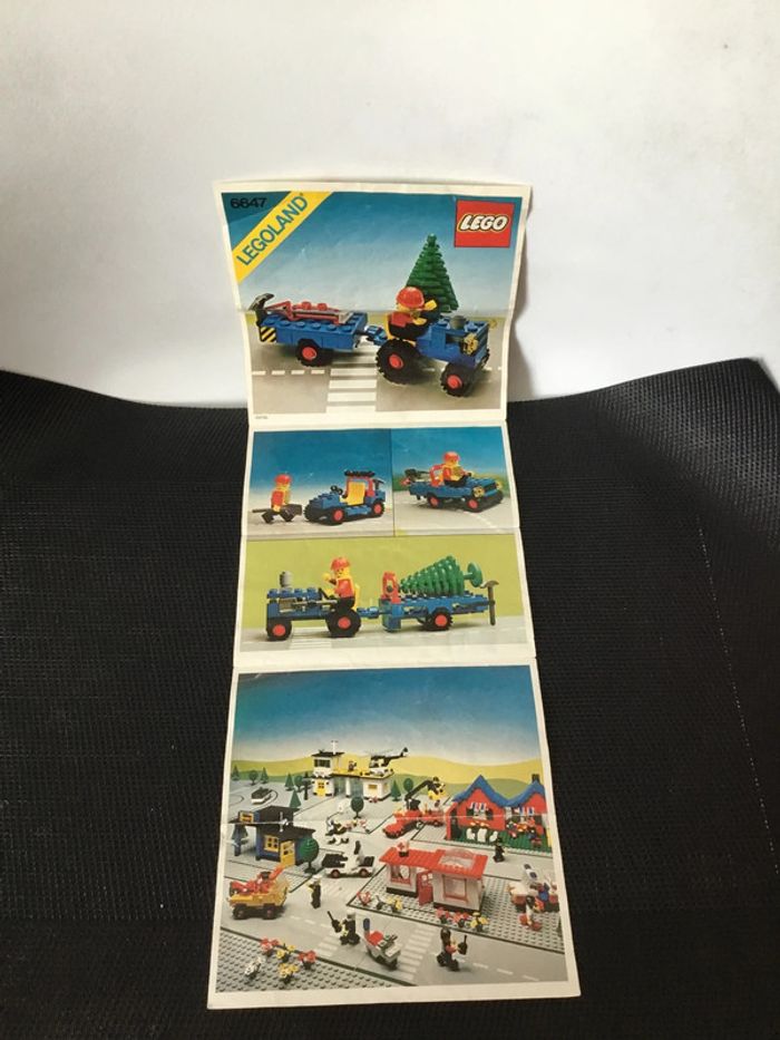 Lego vintage NOTICE set 6647  tracteur voirie Legoland - photo numéro 3