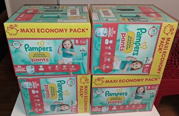 Couches pampers premium protection pants T5