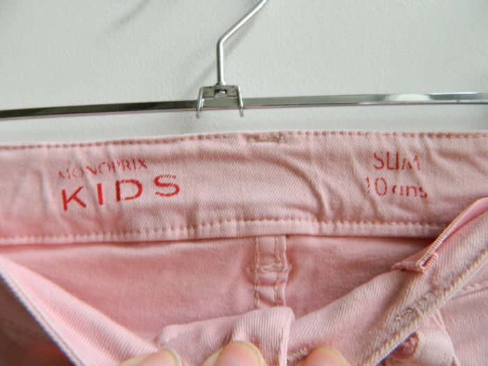 Pantalon  T 10 ans "Monoprix" coupe slim - photo numéro 3