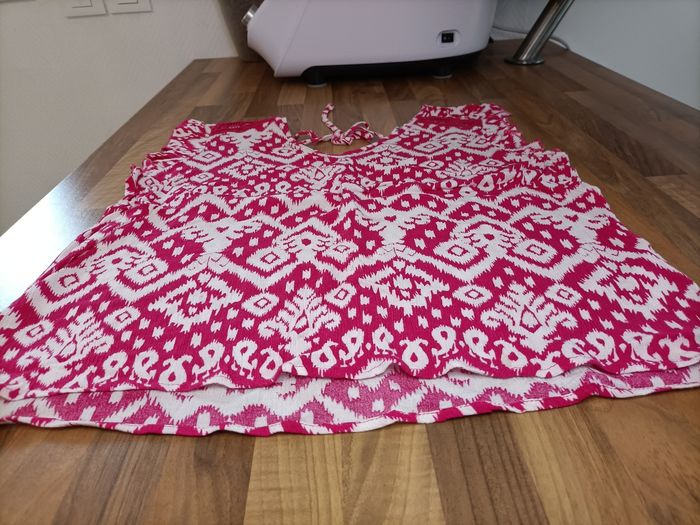 Joli débardeur blanc et fushia 40 Gémo - photo numéro 6