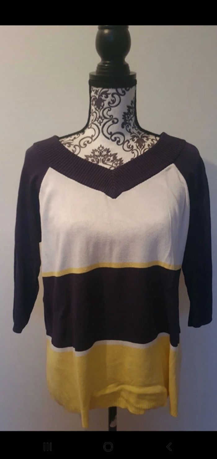 Pull mi saison manches 3/4
