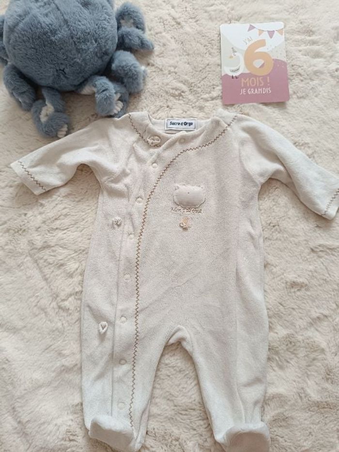 Pyjama 6 mois sucré d'orge