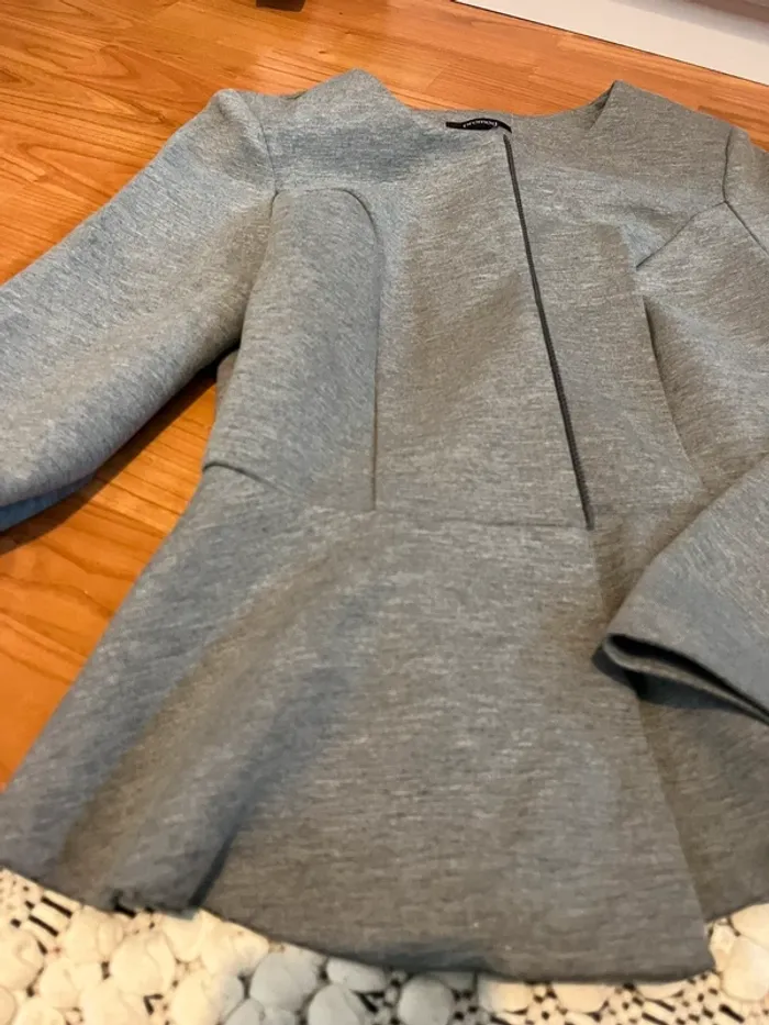 veste gris habillée Promod - photo numéro 2