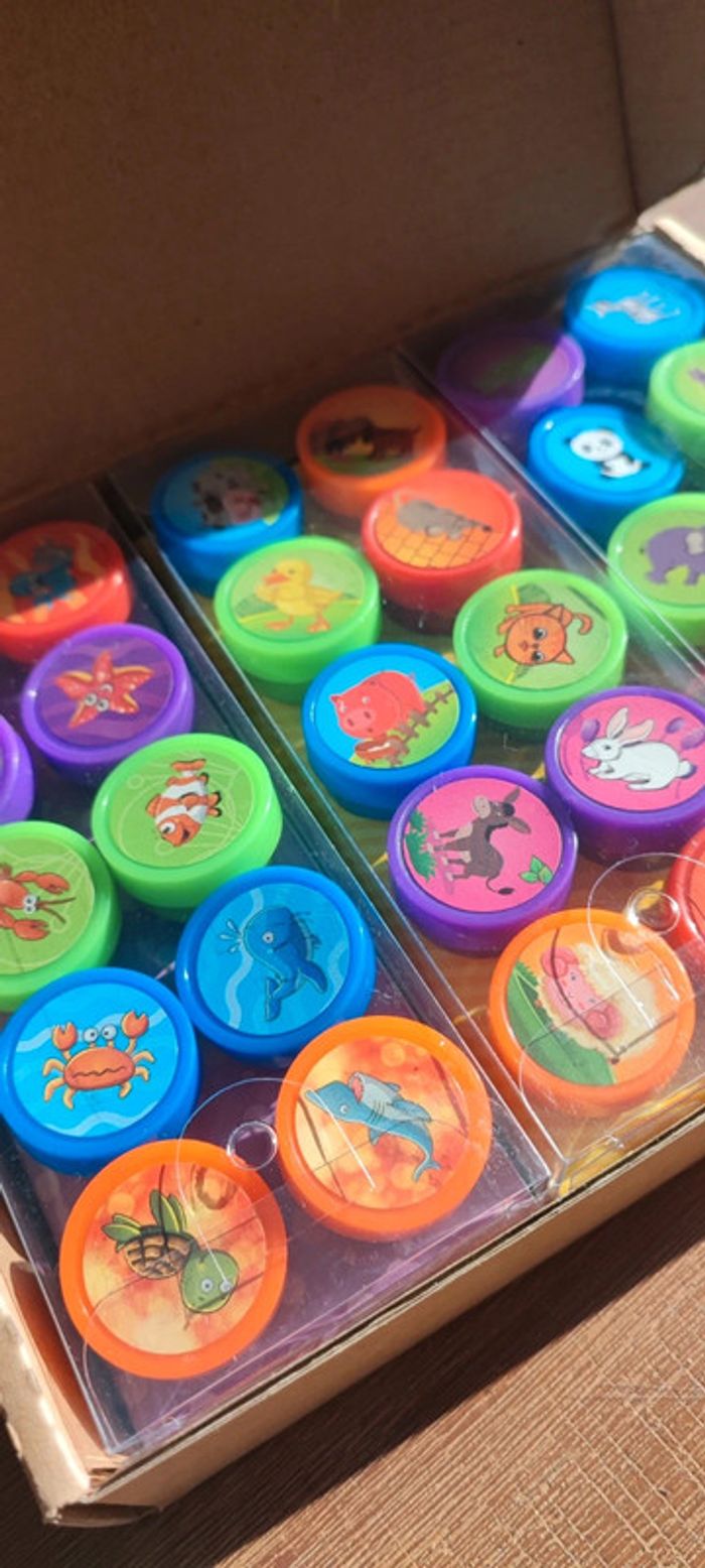 Boite de 3 tampons animaux - photo numéro 2