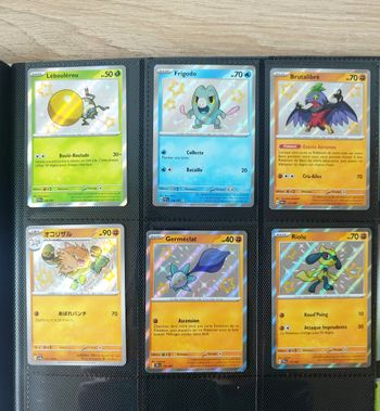 lot de 6 cartes shiny 4.5 Destinées De Paldea Neuves