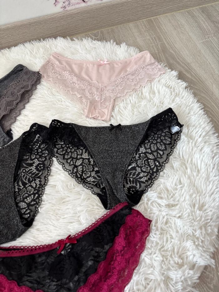 Lot de 5 culottes femme taille M - photo numéro 3