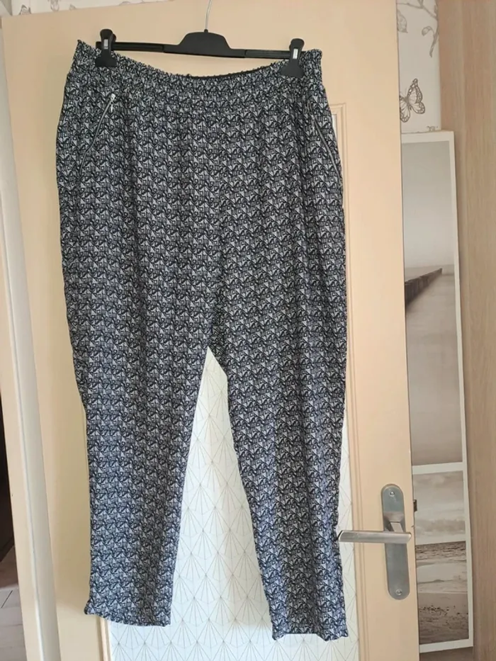 Pantalon fluide femme comme neuf T6 46/48 - photo numéro 3