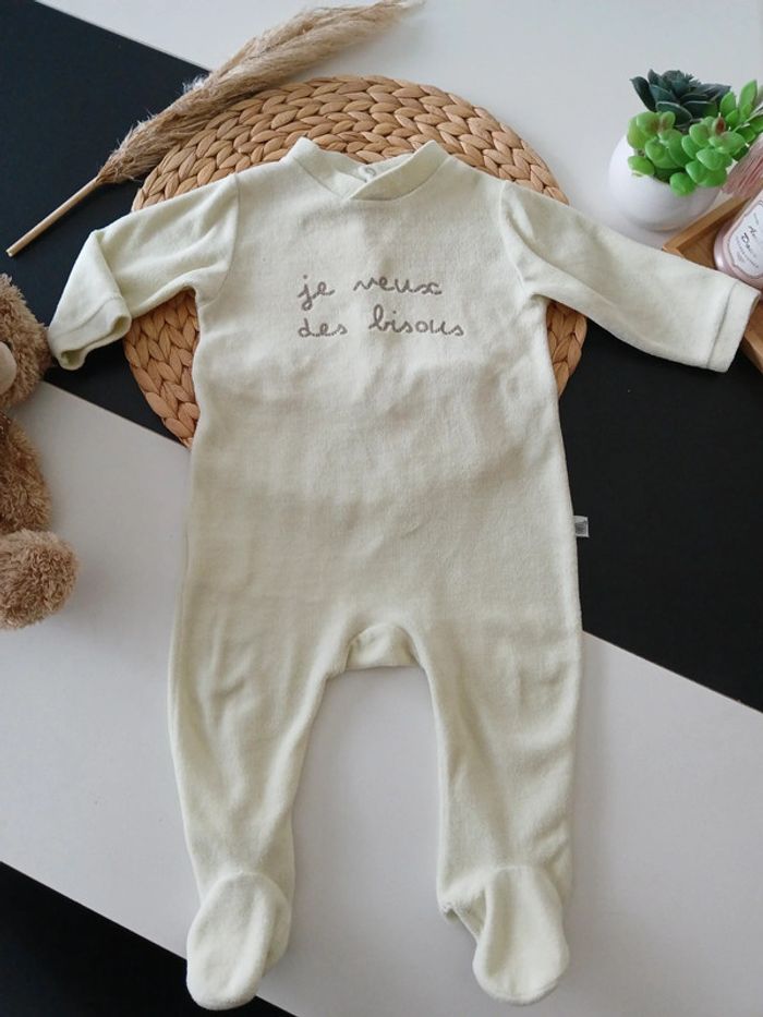 Pyjama polaire garçon Taille 6 mois🌿🐯 - photo numéro 2