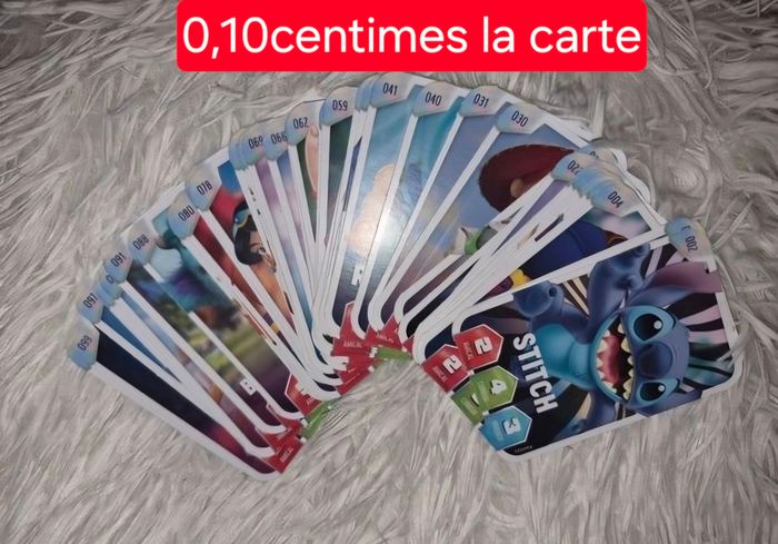 Lot carte leclerc Disney