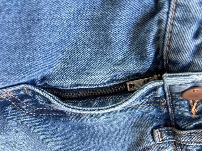Short en jeans coton bleu avec revers 36 H&M - photo numéro 4