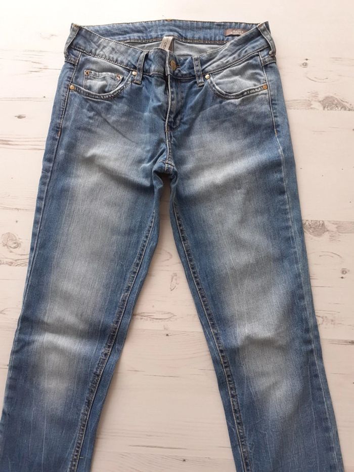 Jean femme Taille 38 Mango bleu Super slim - photo numéro 2