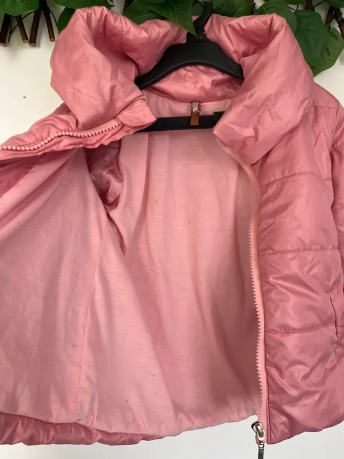 Petite doudoune rose - photo numéro 3