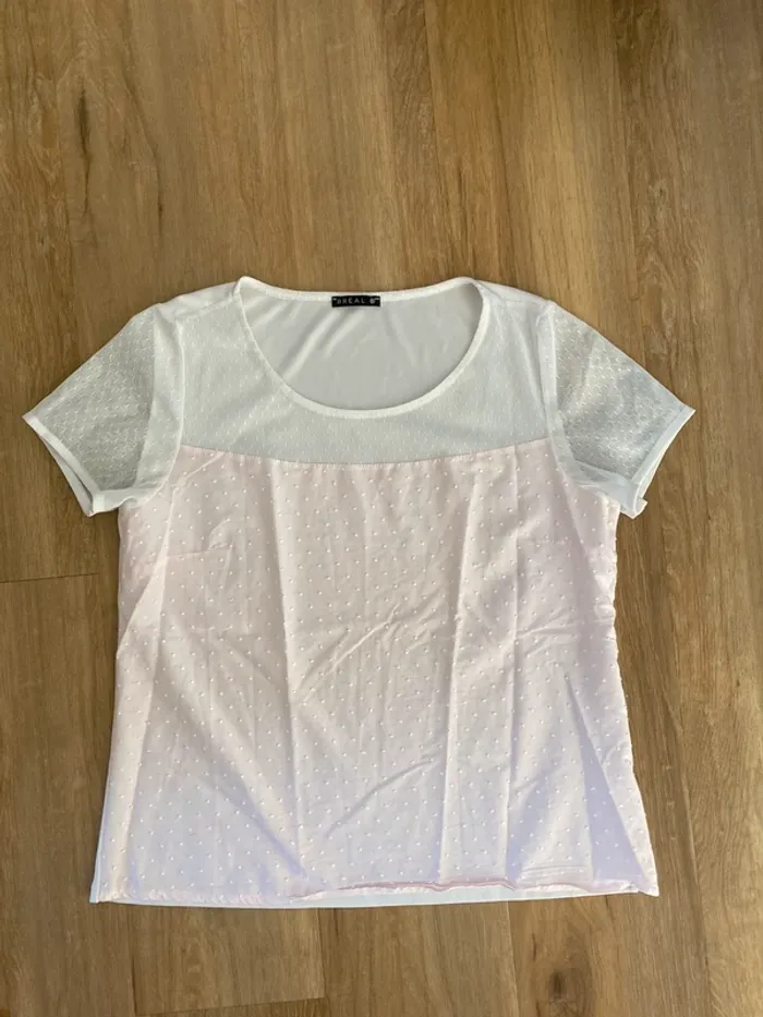 T-shirt plumetis
