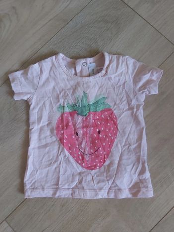 Tee-shirt manches courtes fille La Redoute 3 mois (78)