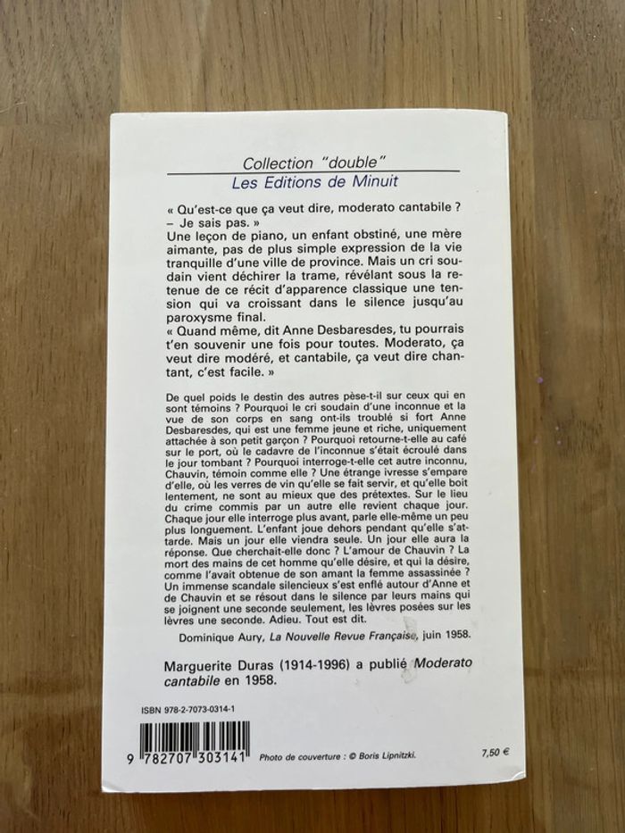 Livre moderato cantabile - photo numéro 2