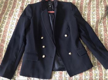 Tailleur bleu marine mango