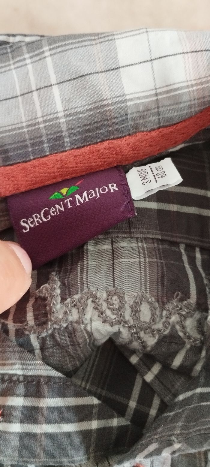 Chemise ML garçon 3 mois sergent major - photo numéro 4