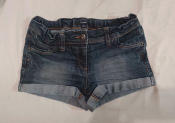 Short en jean fille