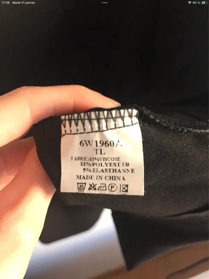 Robe noire sans manches taille 40 Miss United - photo numéro 8