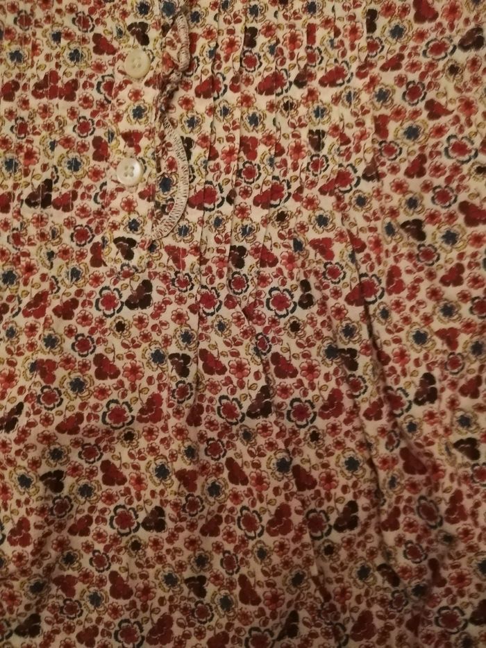 Chemisier à fleurs 8 ans