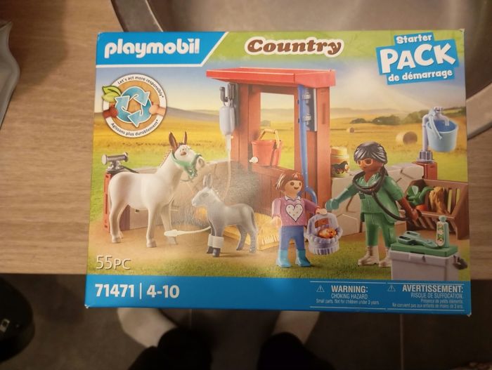 Playmobil 71471 country cheveux fille