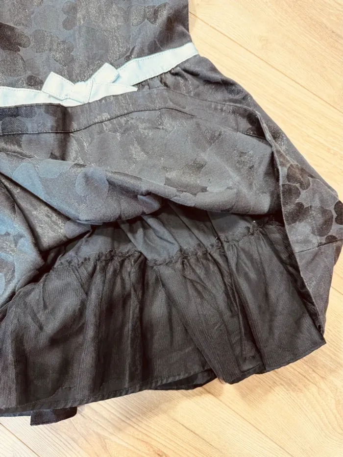 Taille 8 ans robe fête fille Orchestra noire * cœurs * 🎄 - photo numéro 5