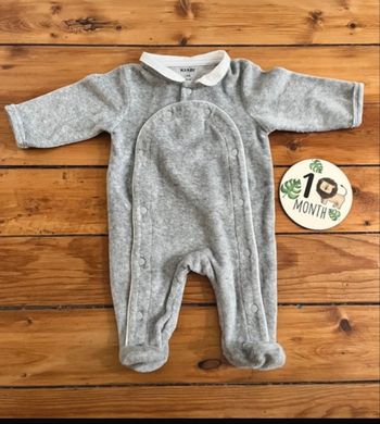 Pyjama velours 1 mois. KIABI