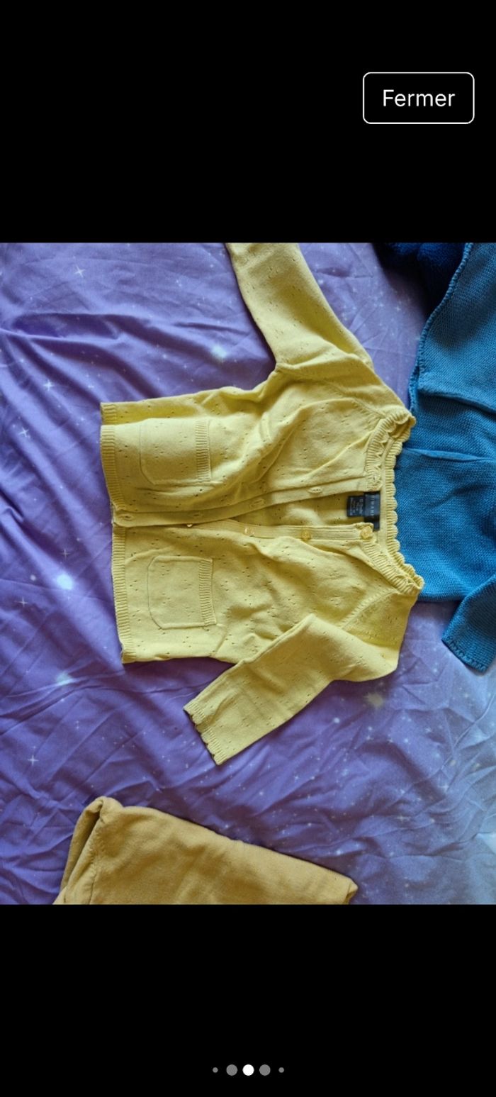 Lot de 4 gilets, 18 mois - photo numéro 3