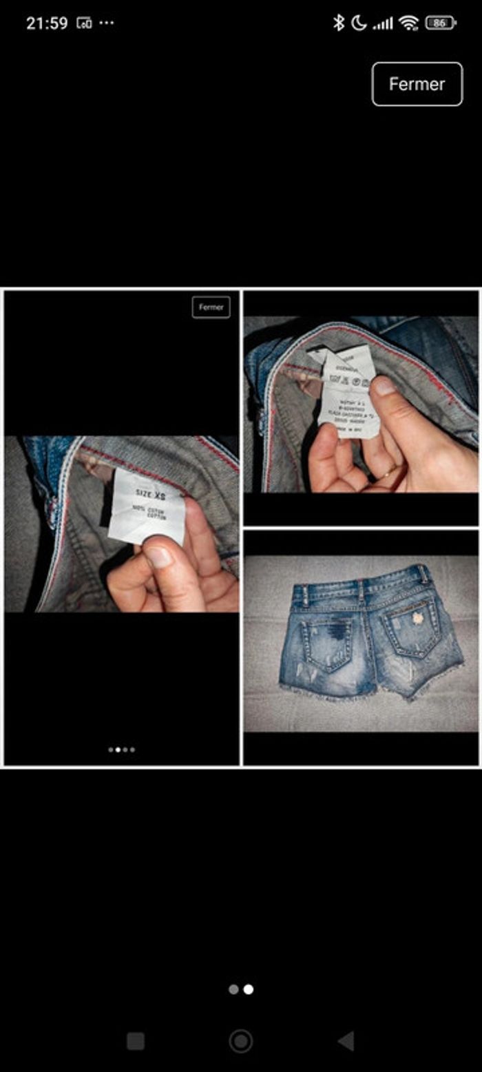 Short en jeans jennifer XS - photo numéro 2
