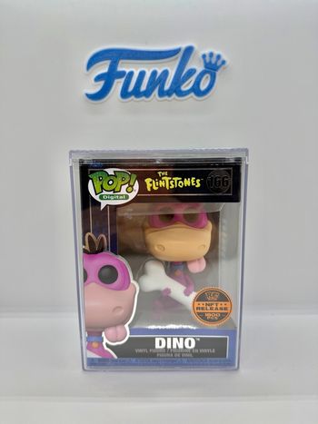 Funko Pop The Flintstones Dino 166 NFT 1800 Pcs