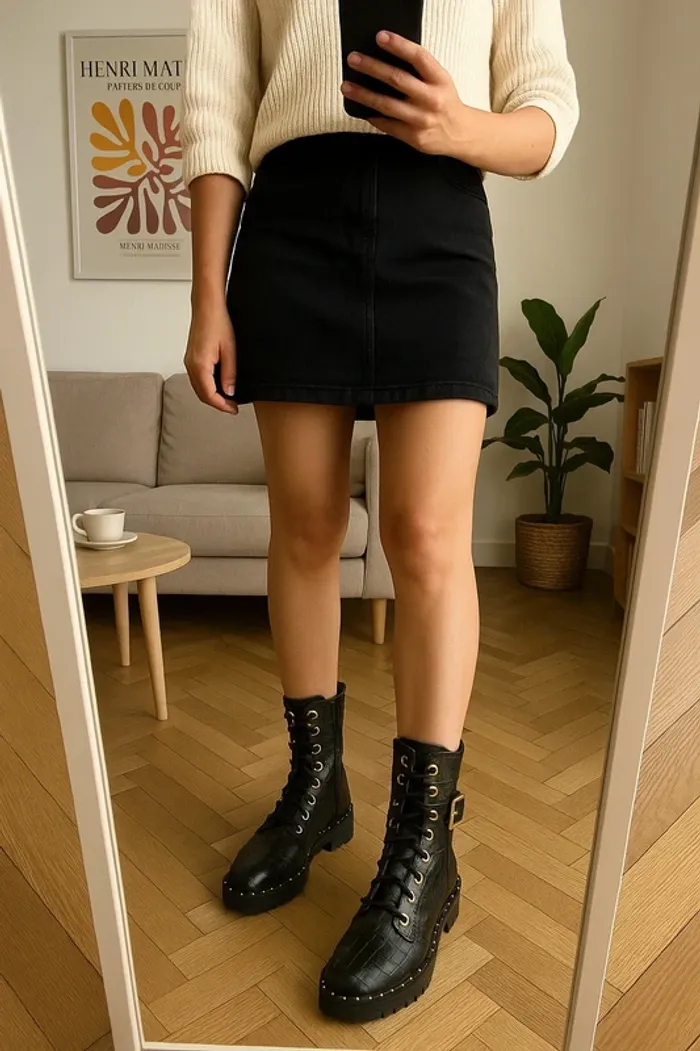 Bottines noires Asos Design – Taille 38