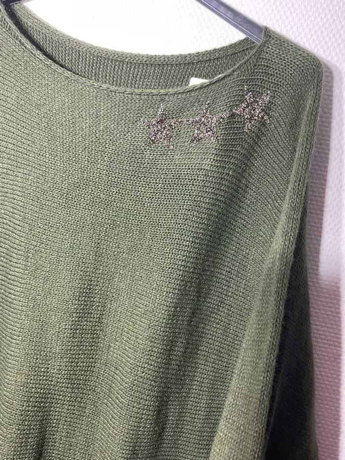 Pull « 3etoiles » femme taille unique (38-44)- just me- neuf avec étiquette - photo numéro 2