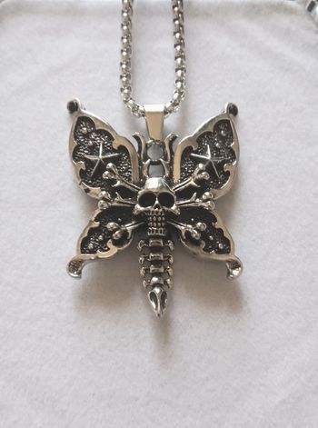 Chaîne + pendentif skull