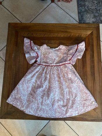 Robe toile de jouy tartine et chocolat