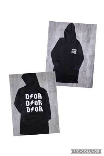 Robe sweat à capuche