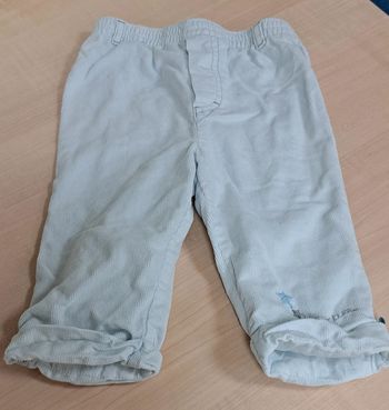 Pantalon Orchestra 9 mois 71 cm bleu ciel doublé