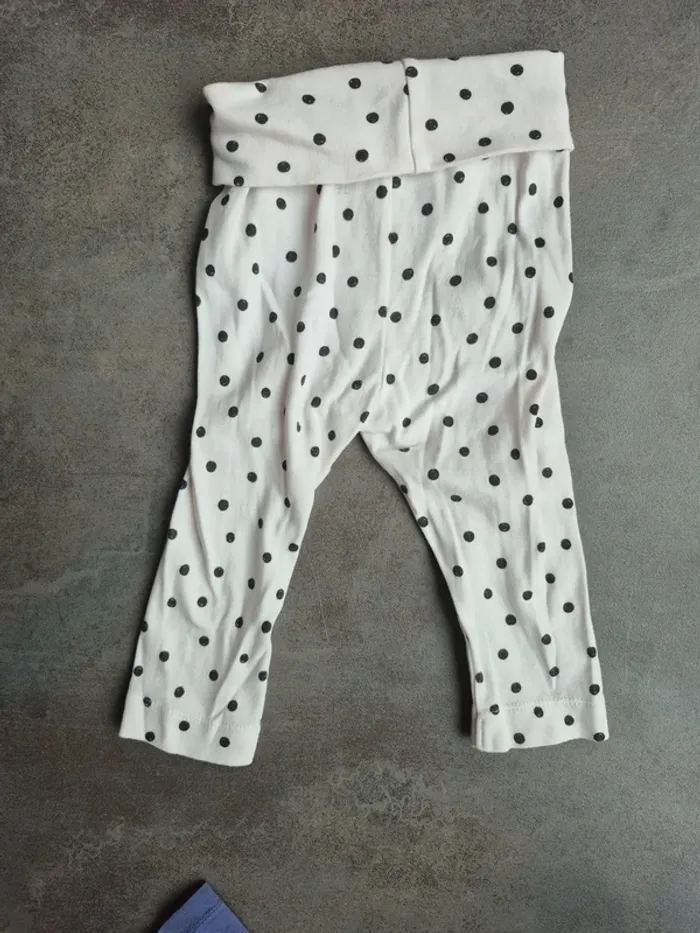Lot 4 leggings 6 mois fille - photo numéro 9