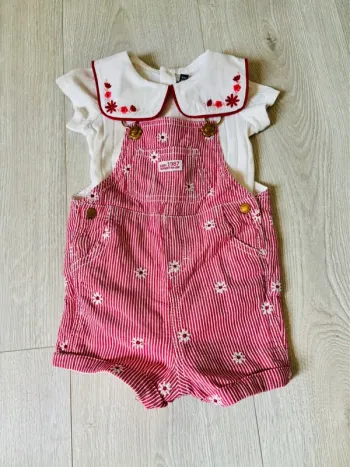 Ensemble sergent major rouge de garance